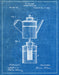 An image of a(n) Coffee Percolator 1894 - Patent Art Print - Blueprint.