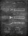 An image of a(n) Fork 1901 - Patent Art Print - Chalkboard.