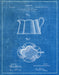 An image of a(n) Kitchen Pitcher 1904 - Patent Art Print - Blueprint.