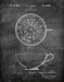 An image of a(n) Horoscope Tea Cup 1945 - Patent Art Print - Chalkboard.