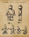 An image of a(n) Lego Man 1979 - Patent Art Print - Parchment.