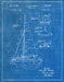 An image of a(n) Yacht 1951 - Patent Art Print - Blueprint.