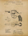 An image of a(n) Police Revolver 1887 - Patent Art Print - Parchment.