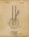 An image of a(n) Water Pipe 1975 - Patent Art Print - Parchment.