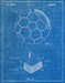 An image of a(n) Soccer ball 1996 - Patent Art Print - Blueprint.