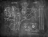 An image of a(n) Electric Tattooing Machine 1929 - Patent Art Print - Chalkboard.