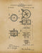 An image of a(n) Tesla Apparatus 1896 - Patent Art Print - Parchment.