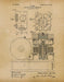 An image of a(n) Tesla Circuit Controller 1896 - Patent Art Print - Parchment.