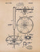 An image of a(n) Ski Pole Patent Art Print Parchment.
