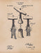 An image of a(n) Corkscrew2 Patent Art Print Parchment.
