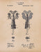 An image of a(n) Corkscrew3 Patent Art Print Parchment.