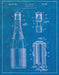 An image of a(n) Cork Patent Art Print Blueprint.