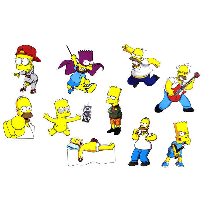 Simpson Vector Sticker Simpsons Sticker Pack — Fresh Prints of CT