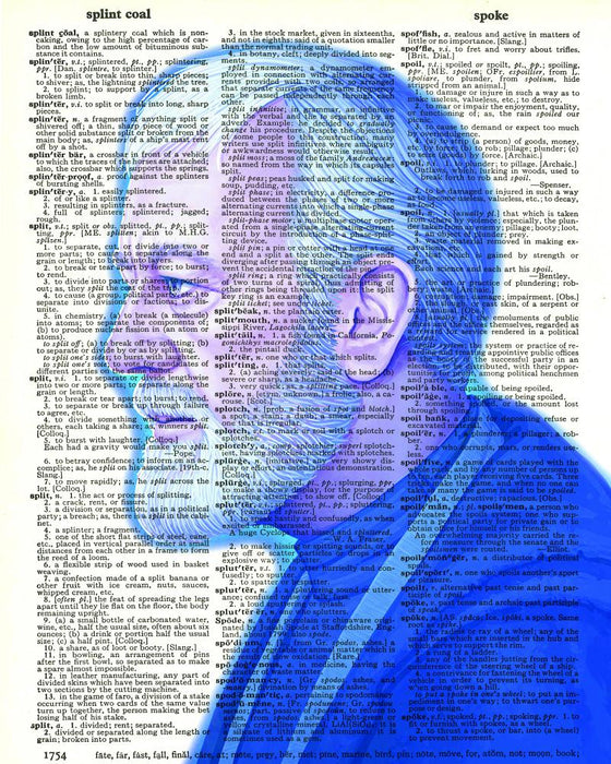 Obi Wan - Dictionary Art Print