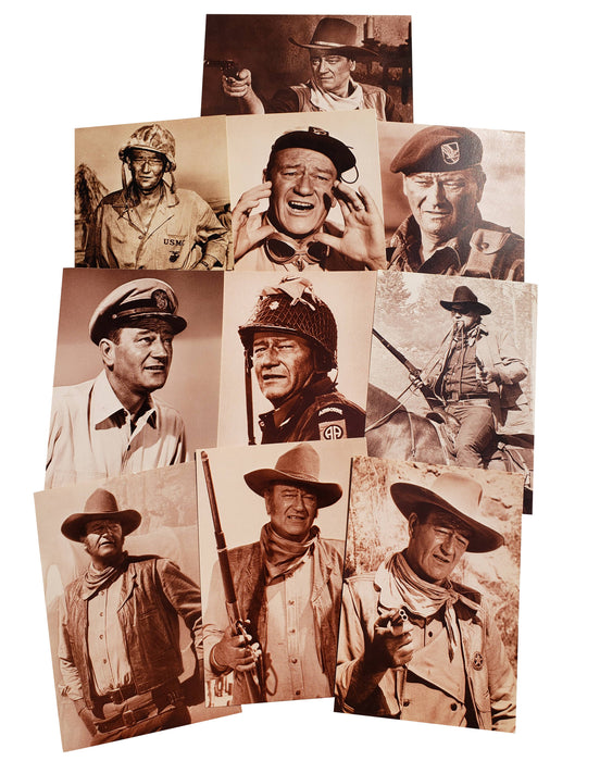 Vintage Deadstock John Wayne Postcard Assortment - Deadstock