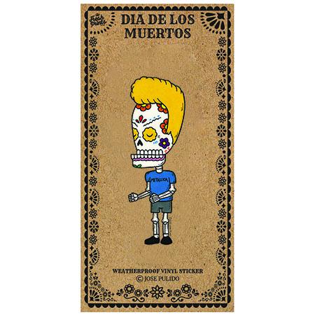 Beavis - Day of the Dead Stickers