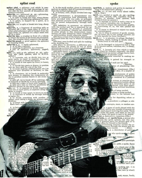 Jerry Garcia - Dictionary Art Print