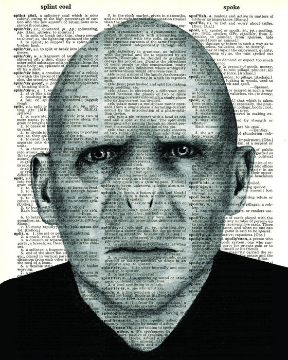 Voldemort - Dictionary Art Print