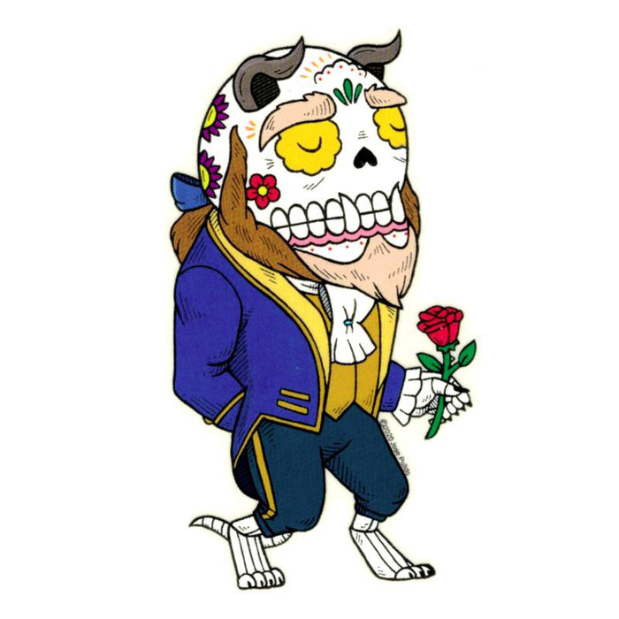 Beast (Beauty & the Beast) - Day of the Dead Stickers