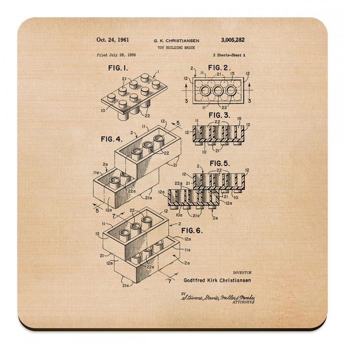 Lego Sheet 11961 - Novelty Coasters